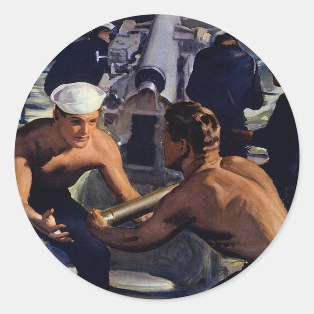 Adesivo Redondo Uma mensagem da América (Frente)