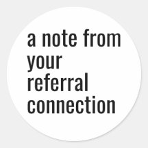 "Uma Nota De..." Vinheta de Envelope (B&W)