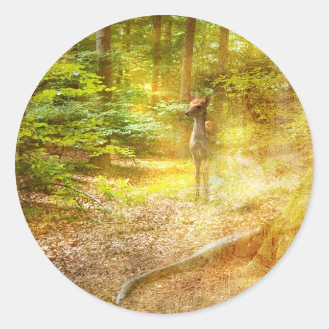 Adesivo Redondo Uma Oração para Orientação (Frente)