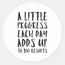 Uma Pequena Citação Motivacional De Progresso