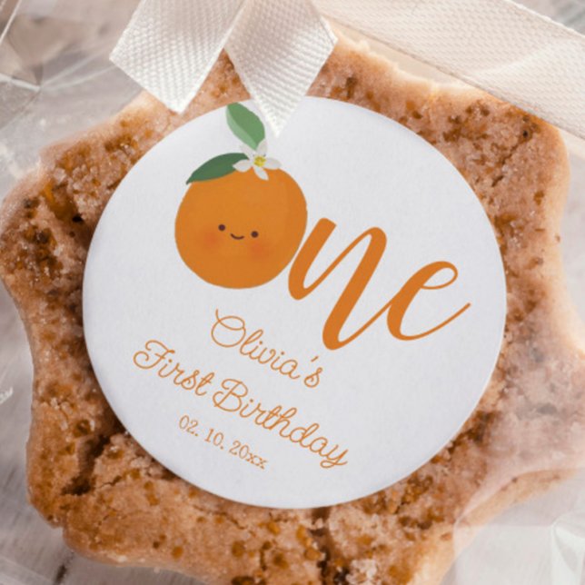 Adesivo Redondo Uma pequena Festa de aniversário (Criador carregado)