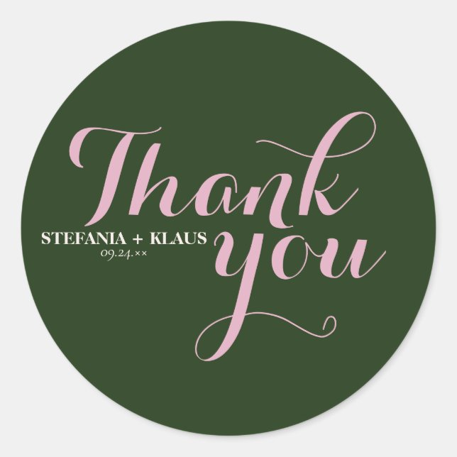 Adesivo Redondo Uma Ronda Clássica Mínima Moderna e Esmagadora (Frente)