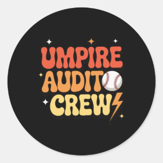 Adesivo Redondo Umpire Audit Crew _1 