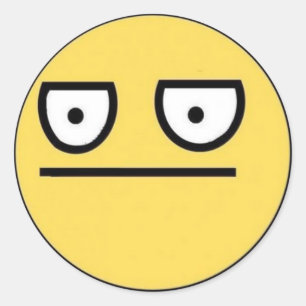 Adesivo Redondo Unamused