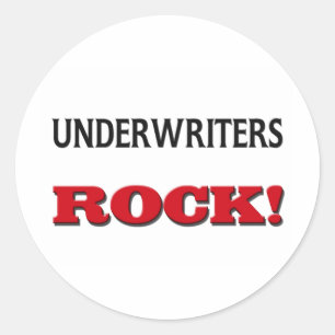 Adesivo Redondo UnderWriters Rock