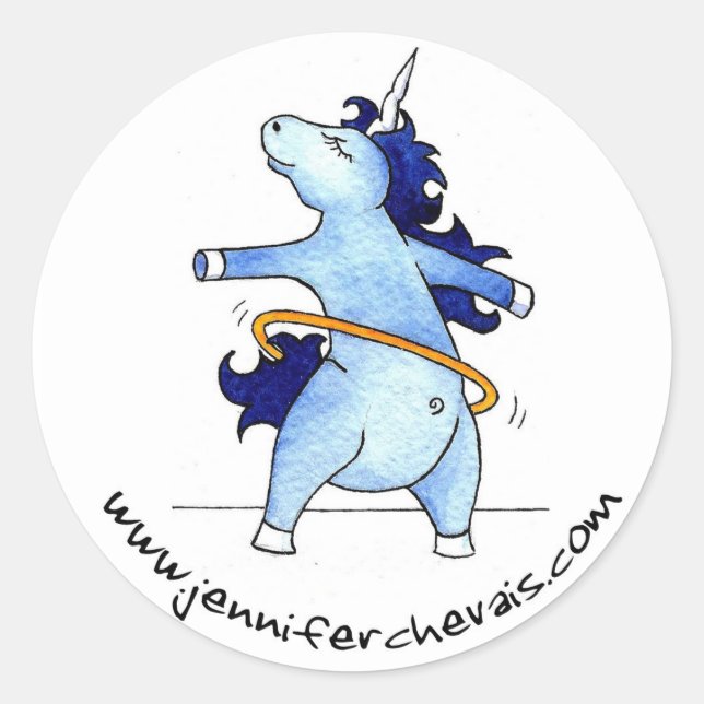 Adesivo Redondo Uni Hula Hoop (Frente)