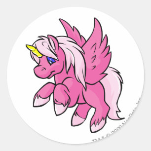 Adesivo Redondo Uni Rosa