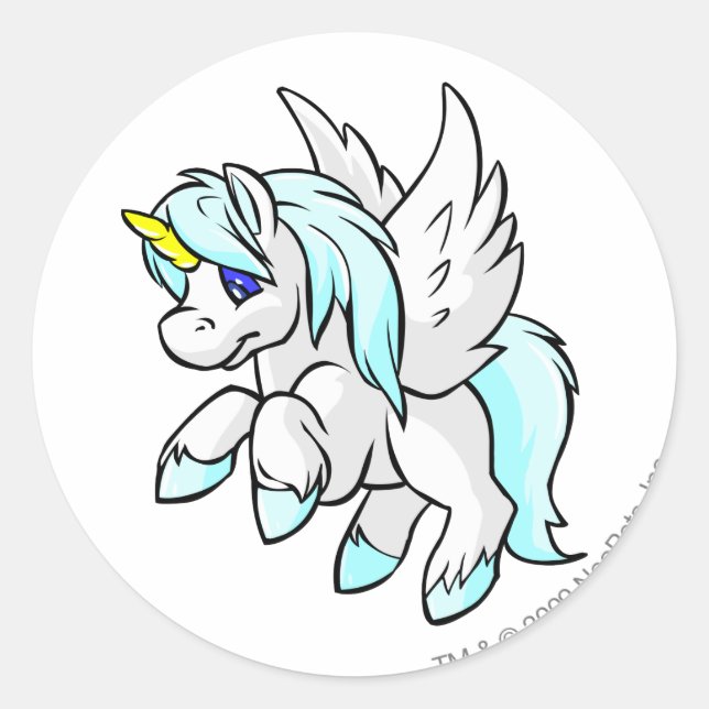 Adesivo Redondo Uni White (Frente)