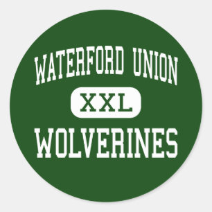 Adesivo Redondo União Waterford - Wolverines - Alto - Waterford