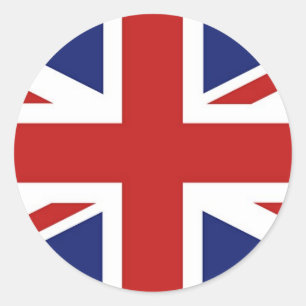 Adesivo Redondo Union Jack
