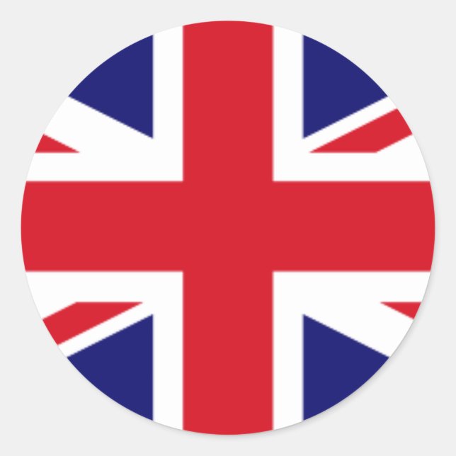 Adesivo Redondo Union Jack (Frente)