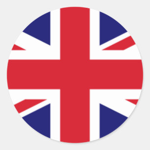 Adesivo Redondo Union Jack