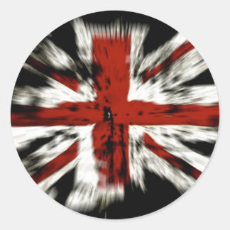 Adesivo Redondo Union Jack British Flag
