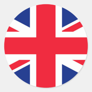 Adesivo Redondo Union Jack Sticker