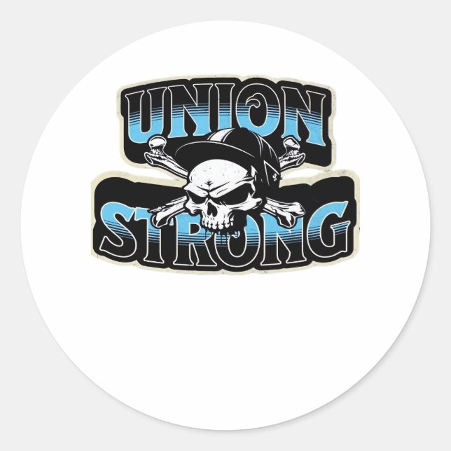 Adesivo Redondo Union Strong Pro Union Duro Hat Union Classic (Frente)