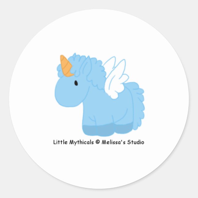 Adesivo Redondo Unipeg Sticker (Frente)