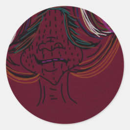 Adesivo Redondo Unique Original Animation Stickers