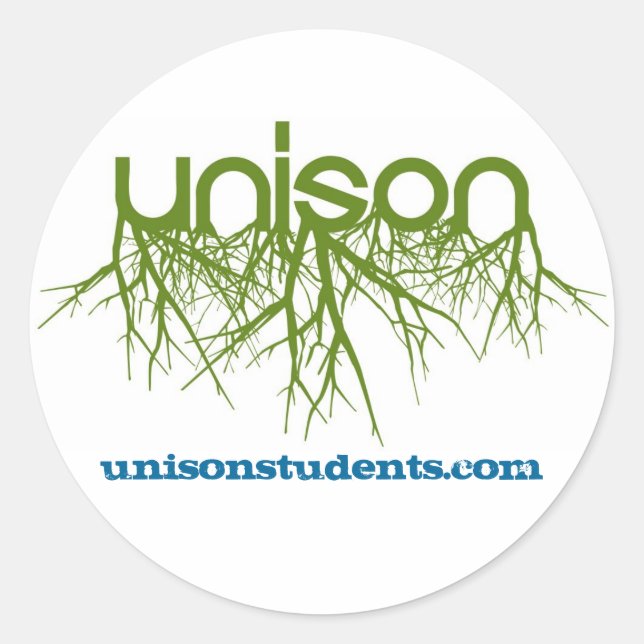 Adesivo Redondo Unison Stickers (Frente)