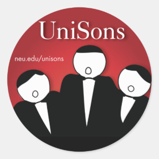 Adesivo Redondo UniSons A Cappella Sticker