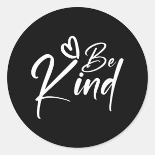 Adesivo Redondo Unity Day Orange Be Kind Heart End Bullying