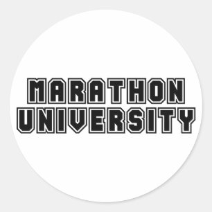 Adesivo Redondo Universidade de Marathon