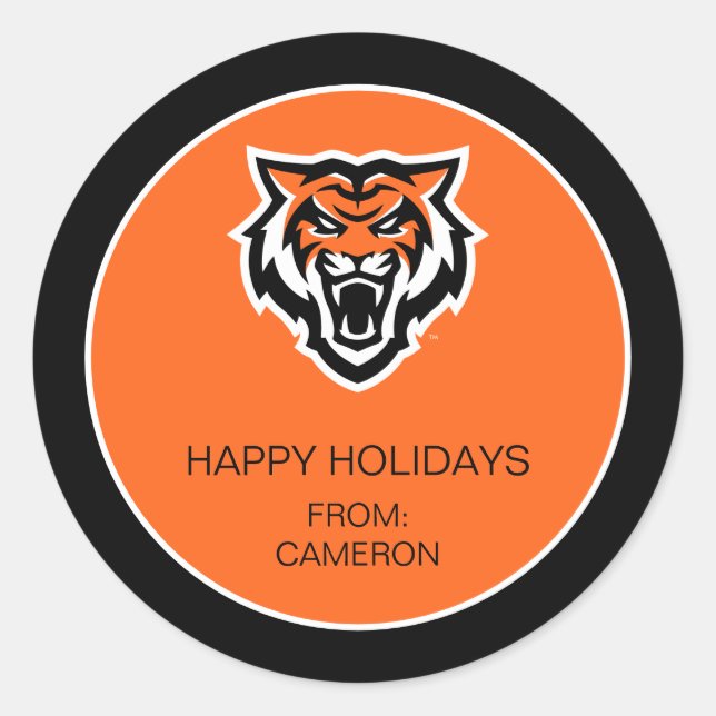 Adesivo Redondo Universidade Estadual de Idaho Bengals Spirit Desi (Frente)