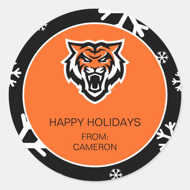 Adesivo Redondo Universidade Estadual de Idaho Bengals Spirit Desi (Frente)