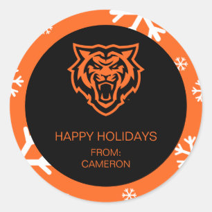 Adesivo Redondo Universidade Estadual de Idaho Bengals Spirit Desi