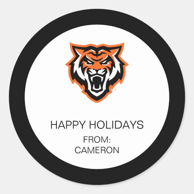 Adesivo Redondo Universidade Estadual de Idaho Bengals Spirit Desi (Frente)