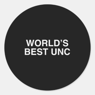 Adesivo Redondo Universidade Unc Unhinged Gen Z College Sarcastic 