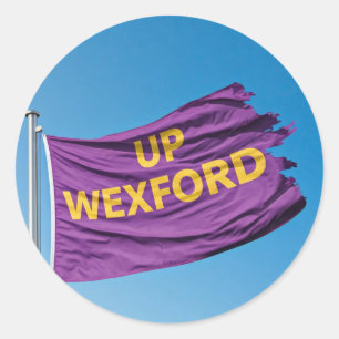Adesivo Redondo "Up Wexford" G.A.A. - Empregadores temáticos