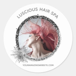 Adesivo Redondo *~* UPLOAD Logotipo FOTO Rótulo do produto Envelop