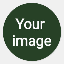 Adesivo Redondo Upload Your Custom Image – Personalized Graphic