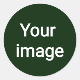 Adesivo Redondo Upload Your Custom Image – Personalized Graphic