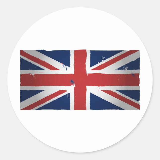 Adesivo Redondo Urban Reino Unido (Frente)