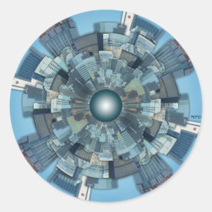 Adesivo Redondo Urbana