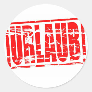 Adesivo Redondo Urlaub