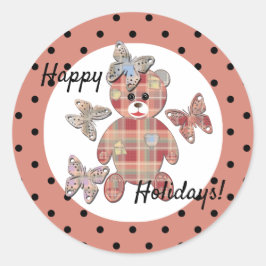 Adesivo Redondo Ursinho