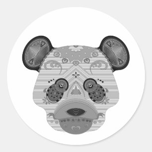 Adesivo Redondo ursinho