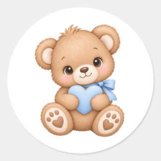 Adesivo Redondo Urso