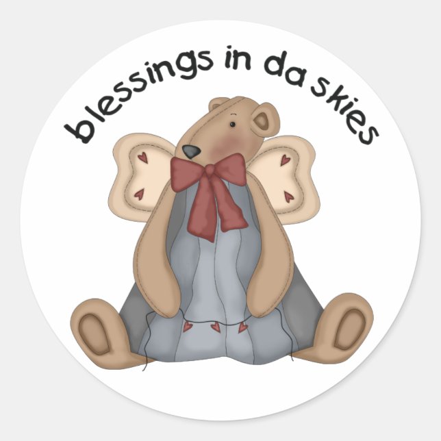 Adesivo Redondo Urso (Frente)