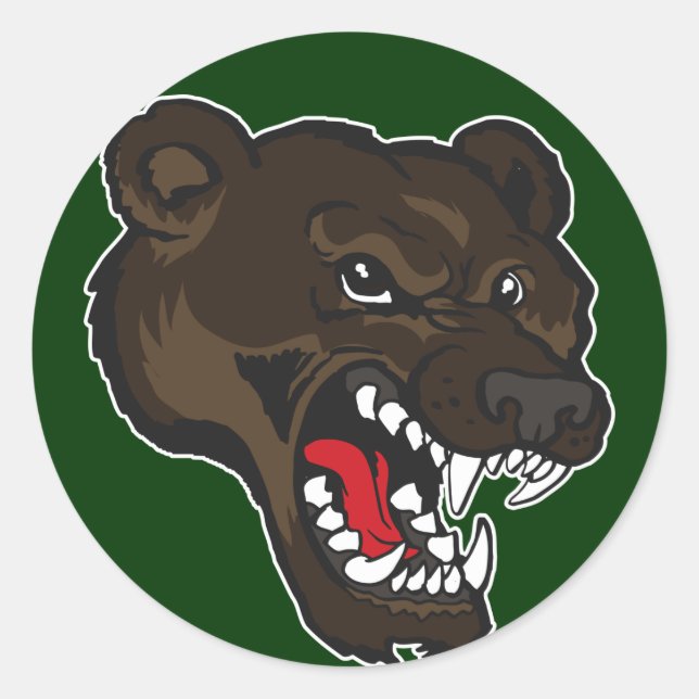 Adesivo Redondo Urso-01 (Frente)