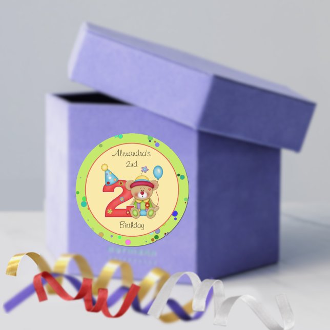 Adesivo Redondo Urso Bestial Bestial 2 (Criador carregado)