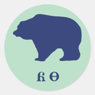 Adesivo Redondo Urso Cherokee - Yonah
