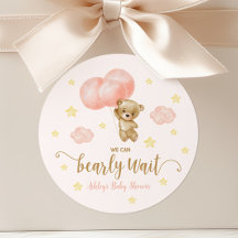 Urso de Teddy e Favor do Chá de fraldas dos Balões