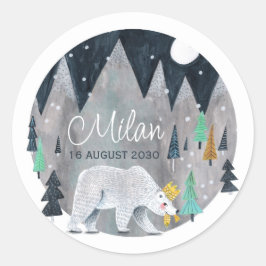 Adesivo Redondo Ursos montanhosos