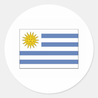 Adesivo Redondo Uruguai FLAG International