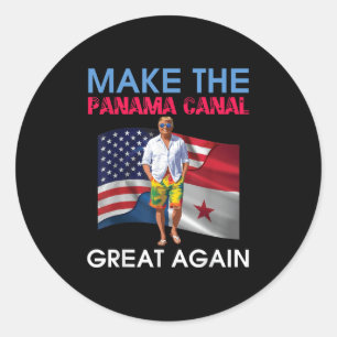 Adesivo Redondo Us Flags Donald Trump Faz O Excelente Do Canal Do