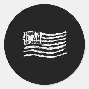 Adesivo Redondo Usa patriótico - bandeira americana liberdade - or