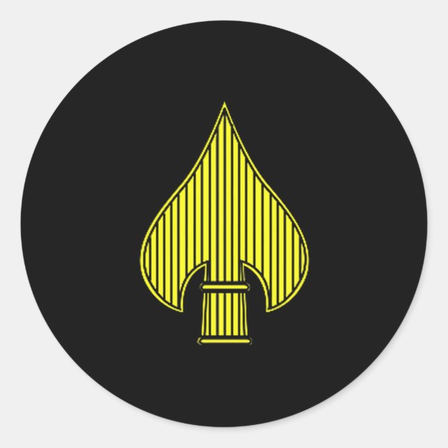 Adesivo Redondo Usa Special Operations Command Logo Patriotic Vete (Frente)